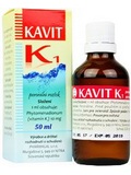KAVIT K1  roztok pro doplnn vitamnu K1, 50ml
