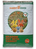 Seno lun s mrkv RabbitWeed, 1kg / 40 l