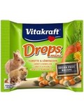 VITAKRAFT all Rodent Carotties Mini Drops  pochoutka pro hlodavce, 40g