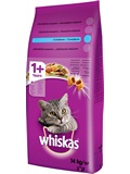 WHISKAS Dry  pro dospl koky, s tukem, 14kg