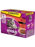 WHISKAS  kapsiky pro dospl koky, Klasick vbr ve v, 12x85g