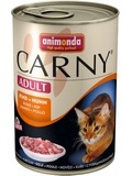 ANIMONDA Carny Adult  konzerva pro dospl koky, Hovz/kuec, 400g