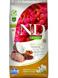 N&D GF CAT Quinoa Skin&Coat Quail & Coconut - pro dospl koky - kepelka, quinoa, kokos, kurkuma, BEZ OBILOVIN, 300g