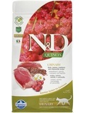 N&D GF CAT Quinoa Urinary Duck & Cranberry - pro dospl koky - kachna, quinoa, brusinky, hemnek, BEZ OBILOVIN, 300g