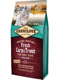 CARNILOVE Cat Fresh Carp & Trout Sterilised Adult  pro kastrovan koky, s kaprem a pstruhem, 2kg