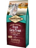 CARNILOVE Cat Fresh Carp & Trout Sterilised Adult  pro kastrovan koky, s kaprem a pstruhem, 2kg