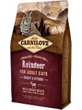 CARNILOVE Cat Reindeer for Adult Energy & Outdoor  pro aktivn a venkovn koky, s masem ze soba, 2kg