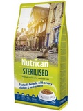 NutriCan Cat Sterilised  pro sterilizovan/ kastrovan koky, s kuecm a krtm masem, 10kg 