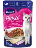 VITAKRAFT Cat Posie DliSauce  kapsiky pro dospl koky, treska tmav, 85g