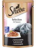 SHEBA Selection  kapsika pro dospl koky, S lososem ve v, 85g
