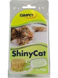 GIMPET ShinyCat  konzerva pro dospl koky, Tuk/ko.trva, 2x70g