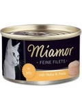 MIAMOR Cat Filet  konzerva pro dospl koky, kue+tstoviny v el, 100g