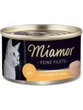 MIAMOR Cat Filet  konzerva pro dospl koky, kue+tstoviny v el, 100g