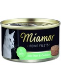 MIAMOR Cat Filet  konzerva pro dospl koky, tuk+zelenina v el, 100g