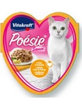 VITAKRAFT Cat Posie  konzerva pro dospl koky, Krocan v srov omce,  85g