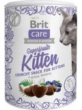 BRIT CARE Cat Snack Superfruits Kitten - kupav pamlsek pro koata s kuetem, kokosem a borvkami, 100g