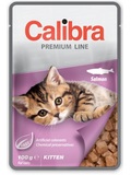 CALIBRA Premium Kitten Salmon  kapsiky pro koata s lososem v omce, 100g
