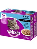 WHISKAS  kapsiky pro dospl koky, Ryb vbr v el, 12x85g