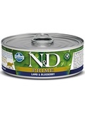 N&D CAT PRIME Adult Lamb & Blueberry  konzerva pro dospl koky, s jehnm a borvkami, 80g
