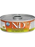 N&D CAT PUMPKIN Adult Boar & Apple  konzerva pro dospl koky, s divokem, dn a jablkem, 80g