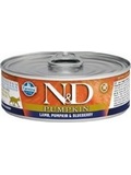 N&D CAT PUMPKIN Adult Lamb & Blueberry  konzerva pro dospl koky, s jehnm, dn a borvkami, 80g