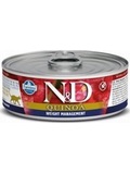 N&D CAT QUINOA Adult Weight Mnmgmt Lamb & Brocolli - konzerva pro dospl koky, s jehnm a brokolic, 80g
