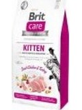BRIT CARE Cat GF Kitten Healthy Growth&Development  pro koata (1-12 m.) a bez nebo kojc koky, s krocanm a kuecm masem, 2kg