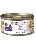 BRIT Care Cat konzerva Fillets Kitten Tuna - filetky z tuka pro koata, 70g