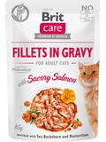 BRIT CARE Cat Fillets in Jelly Kitten with Salmon - filetky v el s lososem pro koata, 85g 