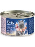 BRIT Premium Cat by Nature Chicken&Hearts  masov pat s kuecm masem a srdky, 200g
