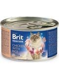 BRIT Premium Cat by Nature Chicken&Rice  masov pat s kuecm masem a r, 200g