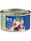 BRIT Premium Cat by Nature Turkey&Lamb  masov pat s krtm a jehnm masem, 200g