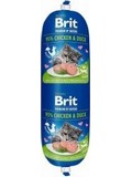 BRIT Premium Cat by Nature Sausage Chicken & Duck  pro dospl koky, s kuecm a kachnm masem, 180g