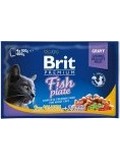 BRIT Premium Cat Fish Plate  multipack kapsiek pro koky, 400g (4x100g)