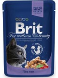 BRIT Premium Cat with Cod Fish  kapsika pro koky, s treskou v omce, 100g 