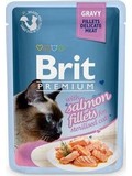BRIT Premium Cat D Fillets in Gravy for Sterilised  kapsiky pro kastrovan koky, ve v, 85g