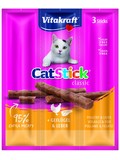 VITAKRAFT Cat Stick Clasic Poultry/Liver - masov tyinky s drbem masem a jtry, 3ks