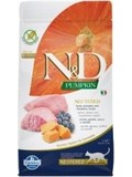 N&D Pumpkin CAT Neutered Lamb & Blueberry - pro kastrované kočky, s jehněčím masem, dýní a borůvkami, BEZ OBILOVIN, 1,5kg