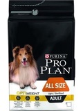 ProPlan Dog All Size Adult Optiweight (Sterilised)  - pro vechna plemena ps s nadvhou nebo po kastraci, kuec, 3kg