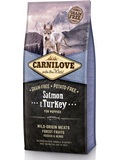 CARNILOVE Dog Salmon & Turkey for Puppies NEW - pro tata a kojc a bez feny, s lososem a krocanem, BEZ OBILOVIN A BEZ BRAMBOR, 1,5kg