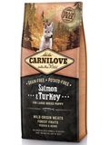 CARNILOVE Dog Salmon & Turkey for LB Puppies NEW - pro tata velkch plemen, s lososem a krocanem, BEZ OBILOVIN A BEZ BRAMBOR, 1,5kg