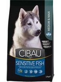 CIBAU Dog Adult Sensitive Fish&Rice  pro psy s potravinovmi alergiemi, s rybami, 12+2kg