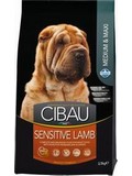 CIBAU Dog Adult Sensitive Lamb&Rice - s jehnm masem pro psy trpcch zavacmi problmy a alergiemi, 12kg
