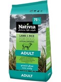 NATIVIA Adult Lamb&Rice - pro psy s citlivm zavnm, s jehnm, BEZ OBILOVIN, 3kg