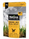 NATIVIA REAL MEAT Chicken&rice - s erstvm kuecm masem, BEZ OBILOVIN, 8kg