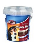 Pochoutka pro psy, Trixie Soft Snack Happy MIX kue,jehn,losos, 500g
