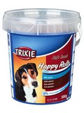 Pochoutka pro psy, Trixie Soft Snack Happy Rolls tyinky s lososem, 500g