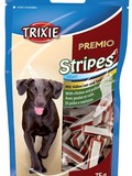 Pochoutka pro psy, Trixie Premio STRIPES psky kue a losos, 75g