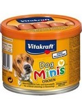 Pochoutka pro psy, Vitakraft Dog Snack Minis Chicken kuec preky, 12ks