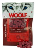 Pochoutka pro psy WOOLF soft cranberry strips (mkk prouky z brusinek a kuecho masa), 100g